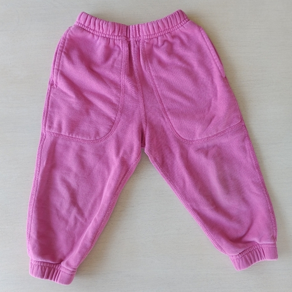 Hanna Andersson Pink French Terry Sweatpants / Size 3 Toddler - Picture 1 of 8